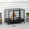 Wheeled heavy duty dog cage Medium