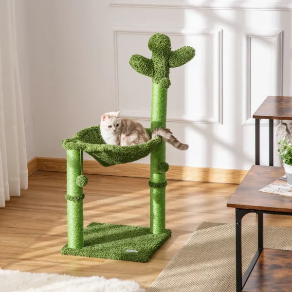 Cat Tower Cactus Hammock Bed